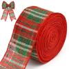 Binlava Red Green Christmas Ribbon view 1