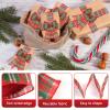 Binlava Red Green Christmas Ribbon view 3