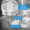 4-Pack Shower Drain Hair Catcher view 3