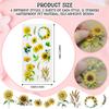 REEKNOKOL 12 Sheets Flower Stickers view 3