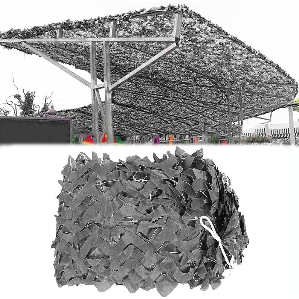 TAUIANE Gray Camouflage Net, 7 x 15 m