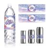 GOMAKERER 30 Sheets Mermaid Water Bottle Labels view 1