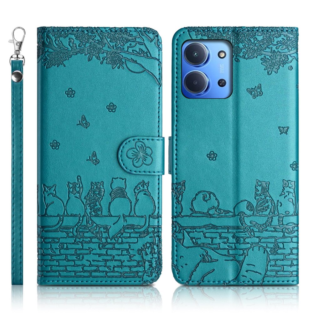 Succtopy Case for Xiaomi Redmi 15C 4G, Premium PU Leather Folio, Blue