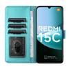 Succtopy Case for Xiaomi Redmi 15C 4G, Premium PU Leather Folio, Blue view 2