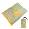 Surwin Sand-Free Waterproof Beach Blanket, Lightweight Portable Picnic Mat, 140 x 150 cm, Floral Line view 1
