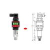 EMVIXTGLK LCD Liquid Pressure Transmitter, 0–10 V Output, −1 to 1,000 bar, DC 24 V, G1/4 Thread view 4