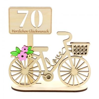 Culinavog Wooden Gift Holder for Birthdays
