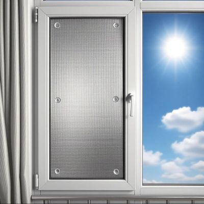 Aluminum Foil Sun Protection Film 99% Privacy Insulation