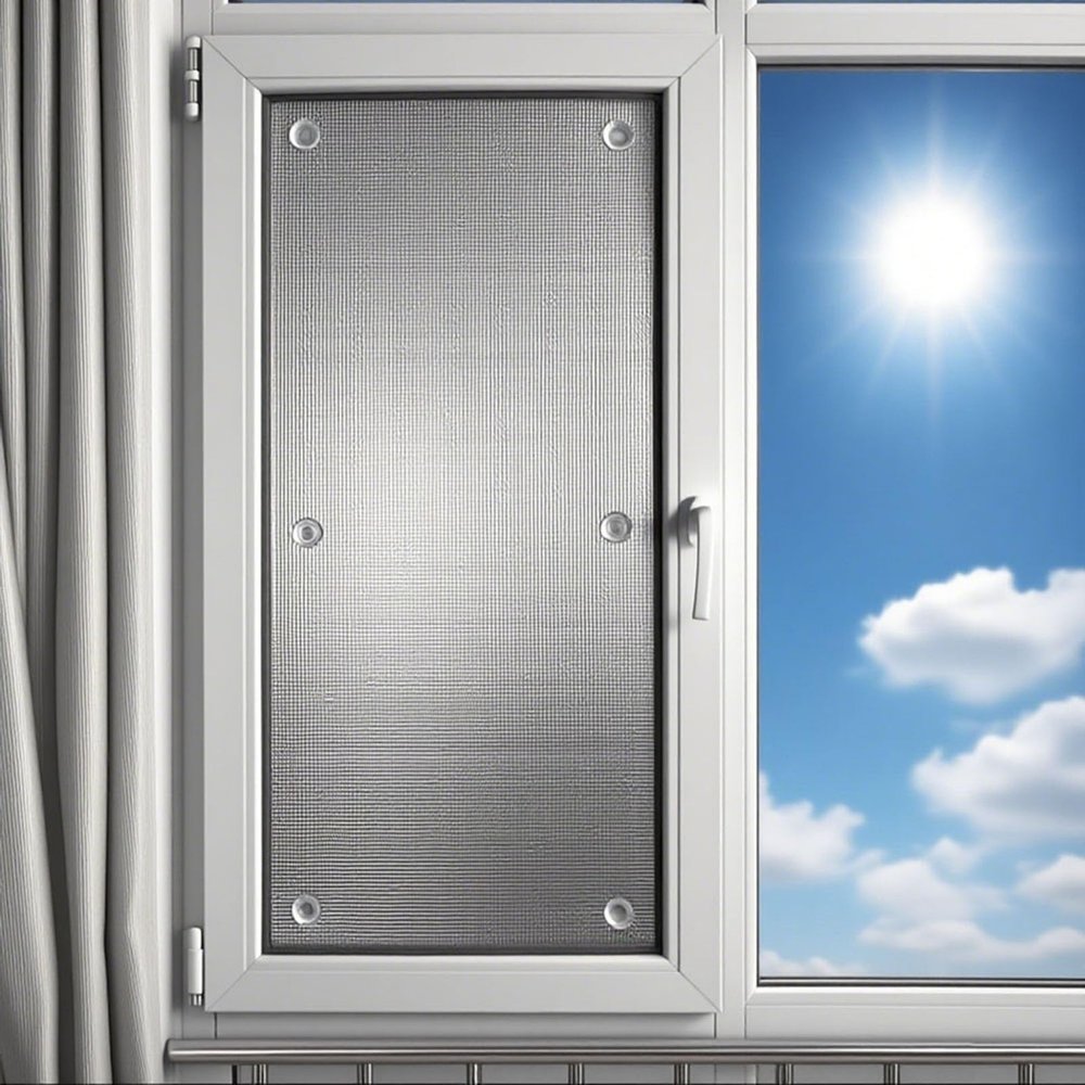 Aluminum Foil Sun Protection Film 99% Privacy Insulation