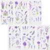 REEKNOKOL 12 Sheets Lavender Stickers view 1