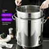 Stainless Steel Stockpot with Basket and Lid view 2