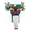 4:1 HF Shortwave Antenna Balun Converter, Green, 52 x 52 x 10 mm view 1