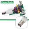 4:1 HF Shortwave Antenna Balun Converter, Green, 52 x 52 x 10 mm view 2
