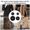 100 Black 4-Hole Buttons view 3