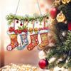 MAXBYE Diamond Painting Christmas Stockings Set view 2