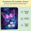 Small Photo Album 12.7 x 17.8 cm for 120 Photos, PU Leather, Elastic Band, Butterfly view 4