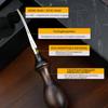 WUTA Professional Leather Edge Beveller, M390 Steel, Ebony Handle, 0.35 mm view 3