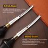 WUTA Professional Leather Edge Beveller, M390 Steel, Ebony Handle, 0.35 mm view 4