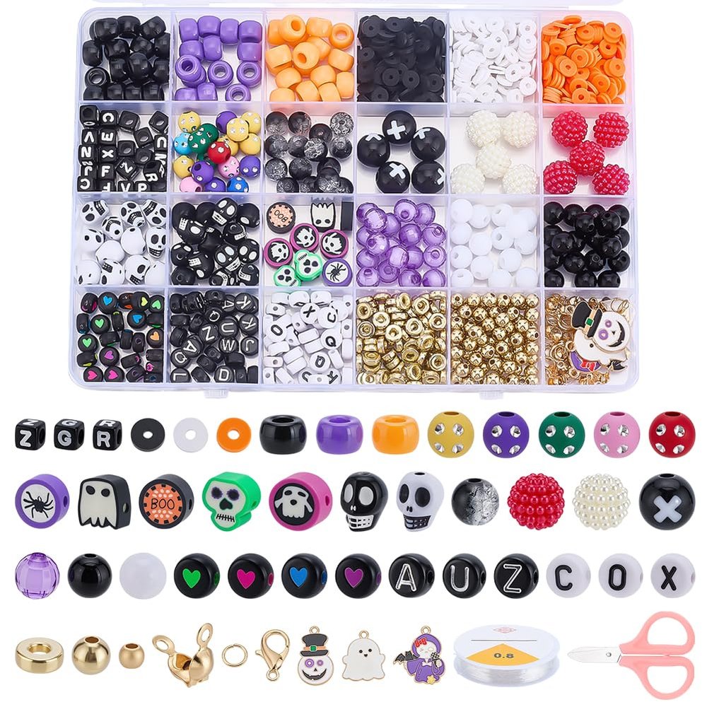 CRAFTYMELODY Halloween Bracelet Craft Kit