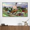 NHLDZYH Black Frame Fine Art Poster, “Untitled 24” by Gabriele Münter, Canvas Print, 30 x 42 cm view 3
