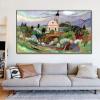 NHLDZYH Black Frame Fine Art Poster, “Untitled 24” by Gabriele Münter, Canvas Print, 30 x 42 cm view 4