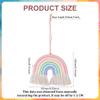 CRAFTYMELODY 2-Pack Colorful Rainbow Wall Hanging Decoration view 2