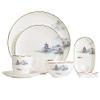 DLAZUM Bone China Dinnerware Set for One view 1