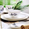 DLAZUM Bone China Dinnerware Set for One view 4