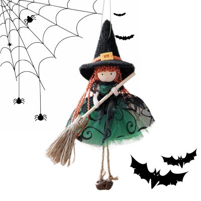 Fogukier Witch Figurines - Kitchen Witch Doll for Good Luck