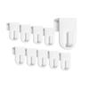 Plastic Window Hooks | Decorative Hooks - White | Set of 10 view 1