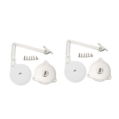 VILLCASE 2-Piece Lid Stay Hinges for Toy Boxes and Cabinets