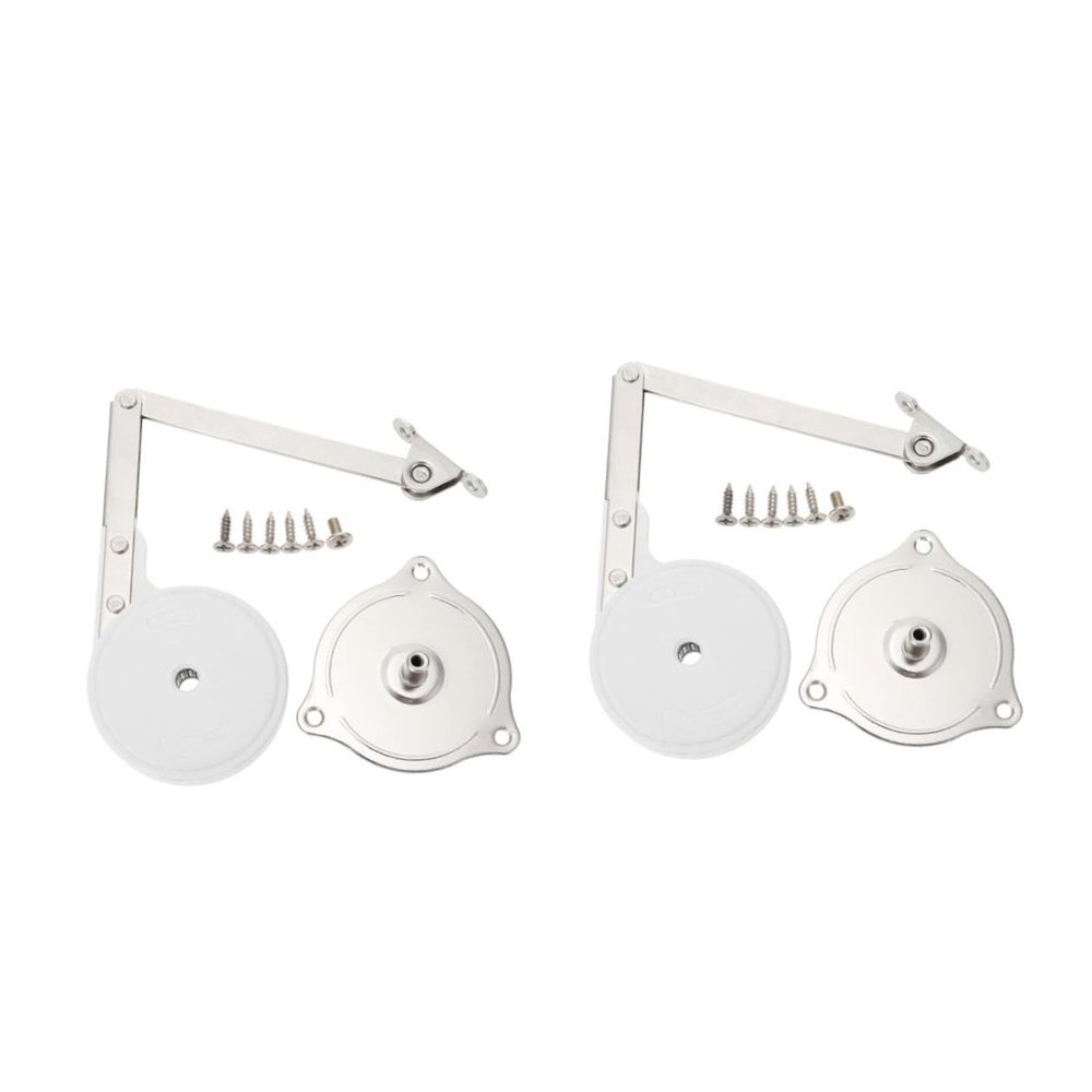 VILLCASE 2-Piece Lid Stay Hinges for Toy Boxes and Cabinets