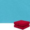 uyeoco 2-Pack Square Seat Cushions, 35 x 35 x 8 cm, Lake Blue view 1