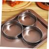 VALICLUD 10-Piece Round Stainless Steel Baking Rings, Silver, 10 cm view 4