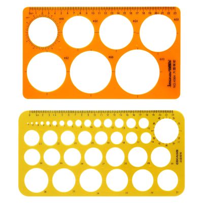 2-Piece Circle Drawing Template Set