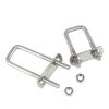 Carbon Steel Hex Nuts, Stainless Steel Nuts, 20–150 mm Inner Width, M6/M8/M10/M12, 40–250 mm Long, 304 Stainless Steel Square U-Bolts with Nuts view 4
