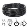 2mm Black Aluminum Craft Wire - 15m view 1