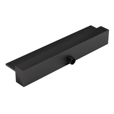 SRNSAEB Recessed Waterfall Spillway for Ponds and Pools, Black, 50 cm/20 in