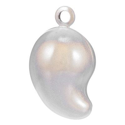 VICASKY Brass Jingle Bell Pendant in Magatama Shape