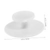 Warmhm 10 Self-Adhesive Round Plastic Cabinet Knobs and Handle Extenders for Kitchen Cabinets view 2