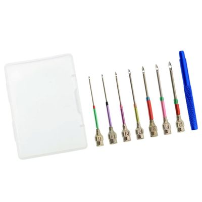 DOITOOL Replacement Embroidery Needle with Interchangeable Crewel Needles for Punch Needle Embroidery