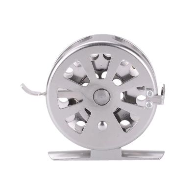 Fly Fishing Reel for Fly and Ice Fishing, 1:1 Gear Ratio, Silver (BLD60)