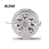Fly Fishing Reel for Fly and Ice Fishing, 1:1 Gear Ratio, Silver (BLD60) view 2