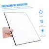 SHINEOFI 2-Piece Foldable Photo Reflectors for Photographers on the Go, Silver Surface, Accessories for Versatile Lighting Effects view 4
