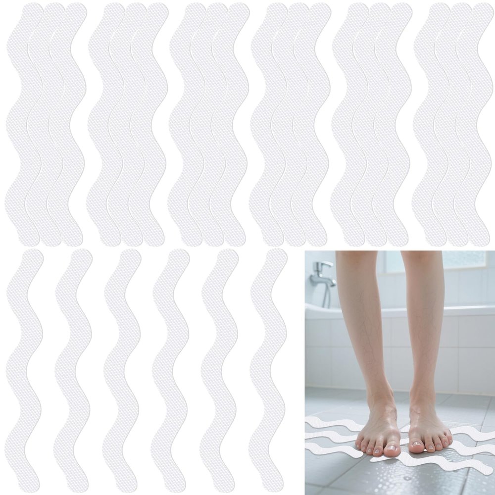 SUBTAVIK 24 Anti-Slip Stickers for Bathtubs