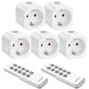 SURAIELEC Wireless Outlet Set with Remote, 16A/3680W, 5 Outlets view 1