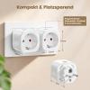 SURAIELEC Wireless Outlet Set with Remote, 16A/3680W, 5 Outlets view 3