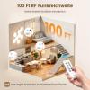 SURAIELEC Wireless Outlet Set with Remote, 16A/3680W, 5 Outlets view 4