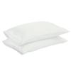 BANGHA Silk Pillowcase, Silky Satin Pillow Cover, Queen, White view 1