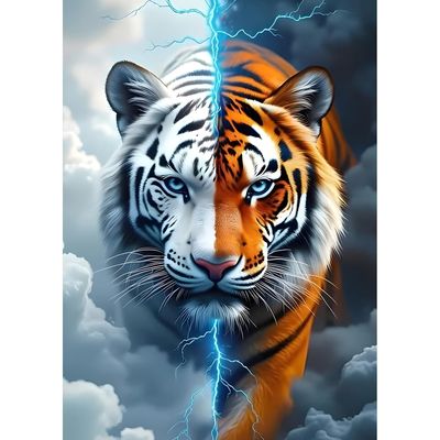 DPHERO DIY Fantasy Tiger Diamond Painting Kit